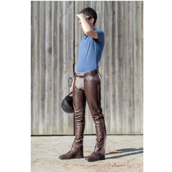 Dyon Leather Long Chaps