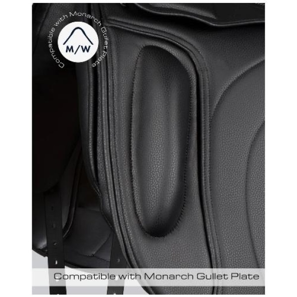 Montpellier Synthetic Dressage Saddle - Bilde 2
