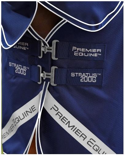 Stratus 600D Series 200g Turnout Rug m/hals - Bilde 2